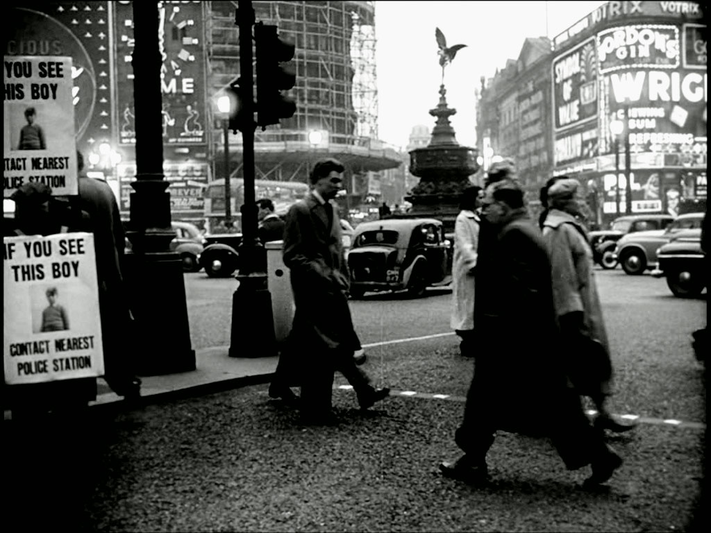 Piccadilly Circus Circa 1956