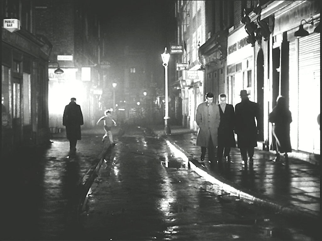 New Row with Bedfordbury WC2 to the left Circa 1956