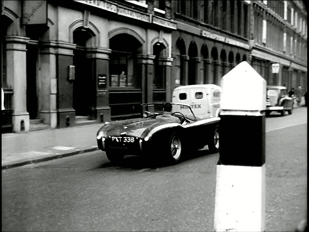 Southwark Bridge Road looking east along Southwark Street towards Thrale Street, SE1. Circa 1956