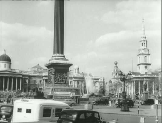 Trafalgar Square, London SW1 Circa 1956