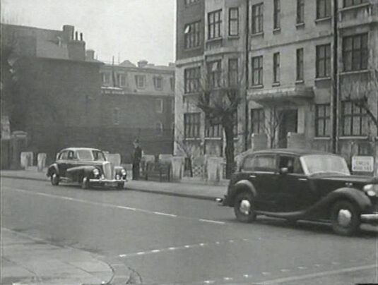 Wellington Court and the junction of Circus Road and Wellington Road, London NW8 Circa 1956