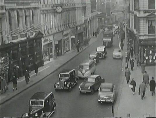New Bond Street, looking north from about Nos 175-177 Circa 1956
