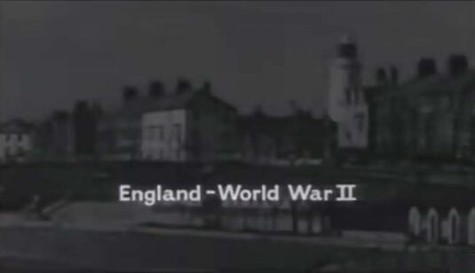 The properties on North Parade, Southwold, Suffolk and the lighthouse situated on Stradbroke Road as viewed from the sea. Circa 1962