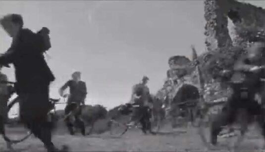 Greyfriars Monastery ruins, Dunwich, Suffolk, Circa 1962