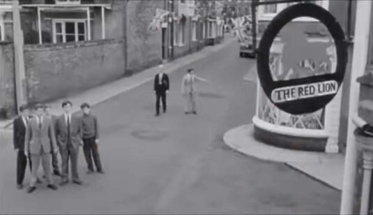 The Queen Street junction with Pinkney’s Lane, Southwold, Suffol, Circa 1962