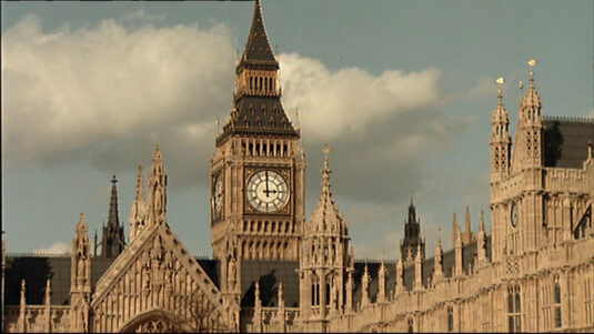The Houses of Parliament and the Elizabeth Tower.