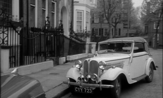 6 Holland Park Road looking east towards Melbury Road, W14 Circa 1955