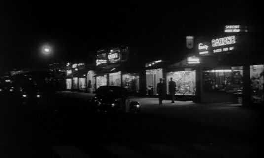 Kensington High Street, ‘Saxone’ (right) were at 155 Circa 1955