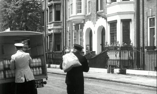 Looking towards 4 to 8 Holland Park Road Circa 1955