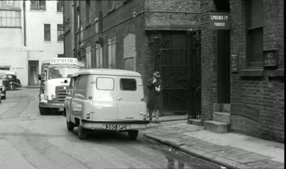 Redan Place, London W2 looking north. The rear of Whiteley’s Stores Circa 1961