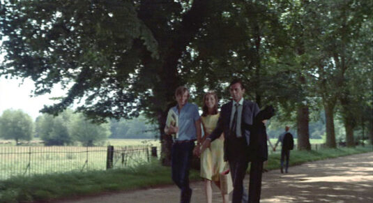 Poplar Walk, Christ Church Meadow looking south. Circa 1967