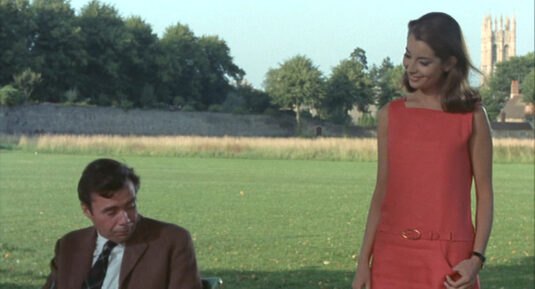 Merton Field with Merton College in the background. Circa 1967