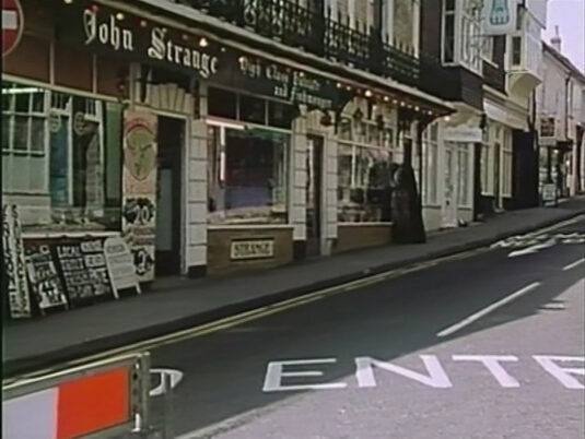 High Street, Lyndhurst, Hampshire looking west. Circa 1980