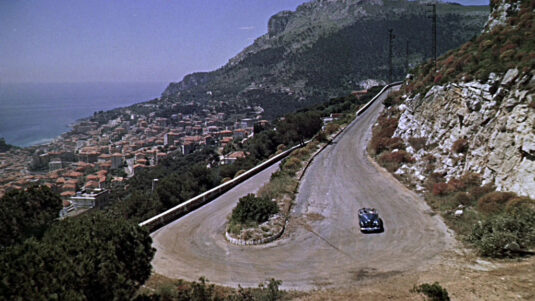 Avenue des Combattants en Afrique du Nord, Mont des Mules, 06240 Beausoleil, France. Circa 1955