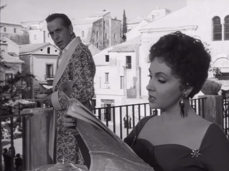 Overlooking Piazza Duomo in Ravello, located high above the Bay of Salerno Circa 1953