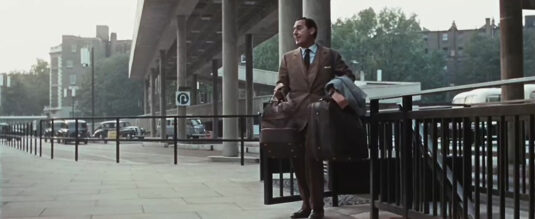 Looking towards the eastern edge of Hotel Xenia, 160 Cromwell Road, SW5 Circa 1966