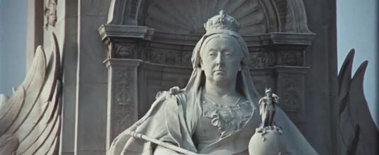 The Queen Victoria Memorial in front of Buckingham Palace, SW1 Circa 1966