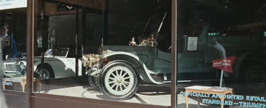 The showroom of Berkeley Square Garages Ltd, 7 Berkeley Square, W1 Circa 1966