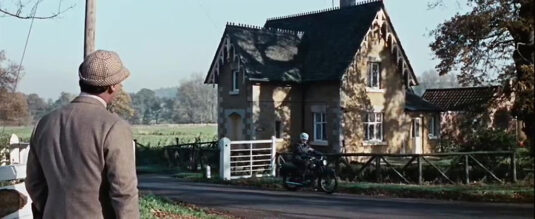 The Gatehouse at Belvoir Castle, Leicestershire. Circa 1966