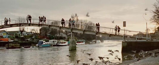 Eel Pie Island Bridge. Circa 1966