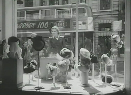 30 New Bond Street looking across to 144-5-6 New Bond Street. Circa 1949