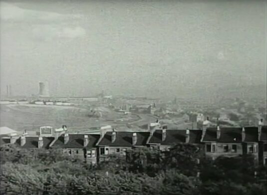 Lyndhurst Gardens, Glsgow looking west. Circa 1941