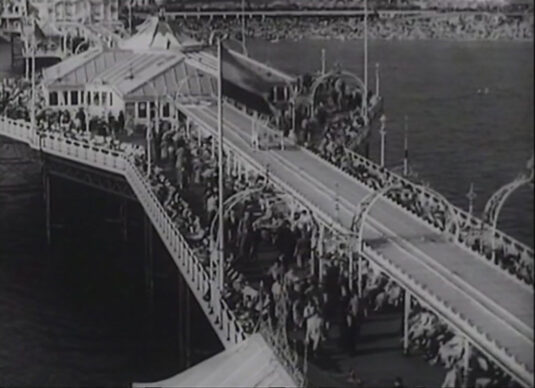 Brighton Pier, Sussex. Circa 1943