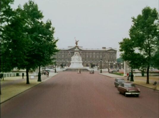 Buckingham Palace and The Mall, SW1 Circa 1968