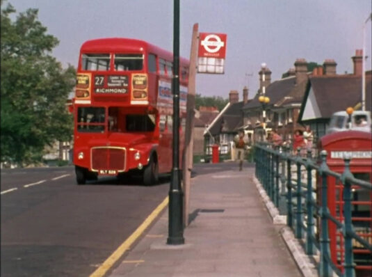 Kew Green looking across the South Circular Road Circa 1968