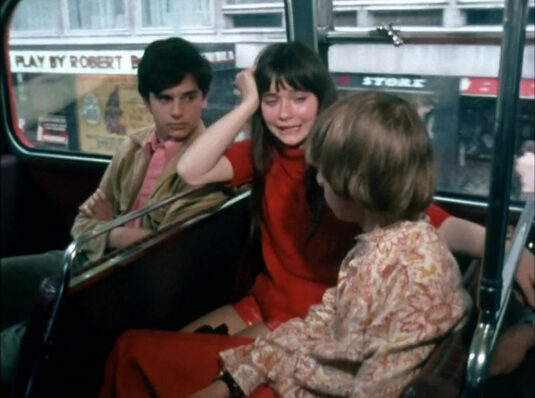 Shaftesbury Avenue and about to pass the Curzon cinema Circa 1968