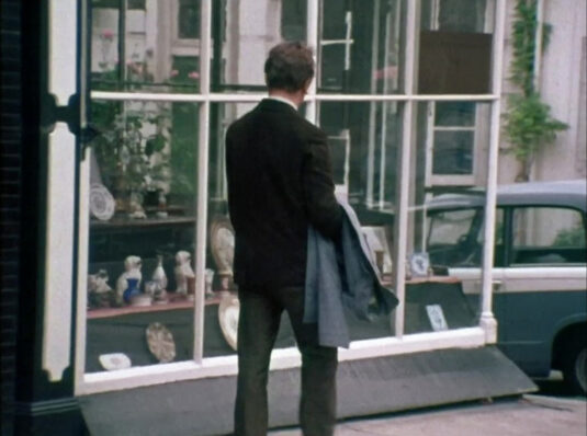 The corner of Holland Street and Gordon Place, W8 Circa 1968