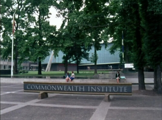Commonwealth Institute, the Parabola, the distinctive tent-like pavilion that opened in 1962. Grade ll* listed it is now home to the Design Museum 224 Kensington High Street, W8 Circa 1968