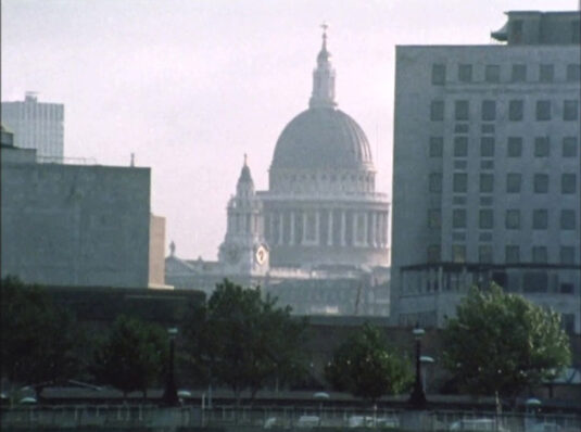 St. Pauls Cathedral from the River. Circa 1968