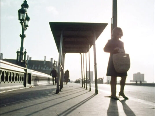 Westminster Bridge and what was County Hall to the left. Circa 1968