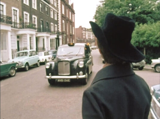 South Terrace, Thurloe Square, SW7 looking west. Circa 1968