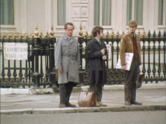 Cromwell Road at, as it says the junction with Exhibition Road. Circa 1968