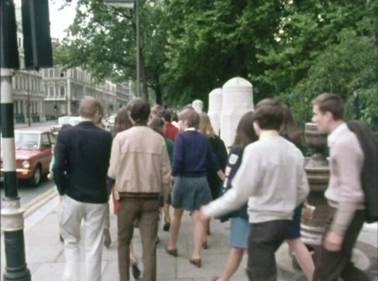 Westwards down Cromwell Road. Circa 1968