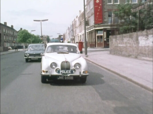 Ladbroke Grove with ?The Eagle? public house on the corner with Telford Road. Circa 1968