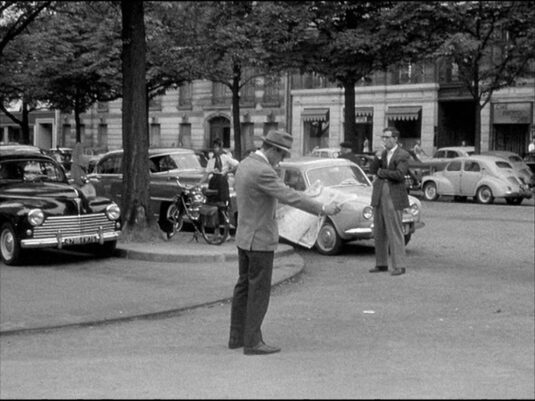 Looking across Ave. George V. Circa 1960