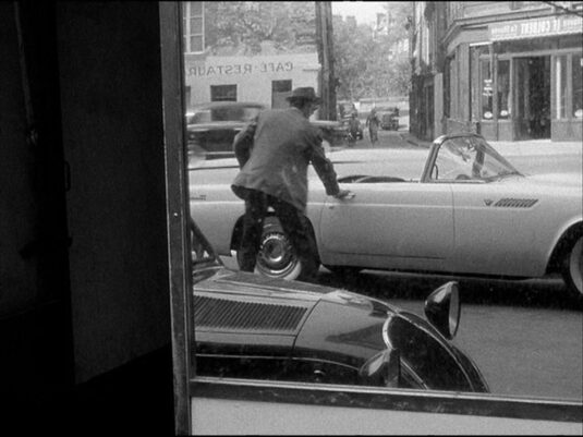 Rue Lagrange looking across to Rue des Trois Portes and down Rue de L?hotel Colbert. Circa 1960