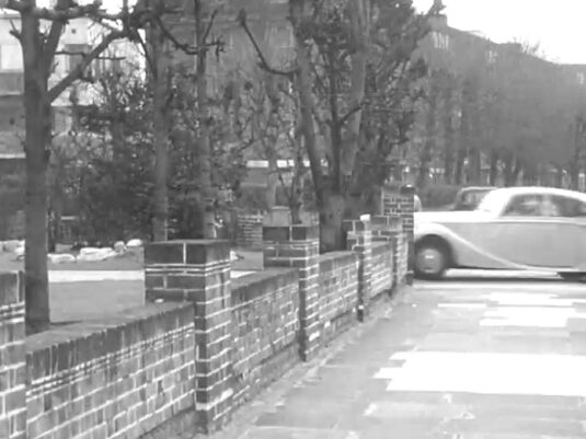 Montpelier Avenue looking across Eaton Rise to Montpelier Road, W5 Circa 1955