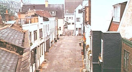 Rutland Mews, SW7 here looking north Circa 1968