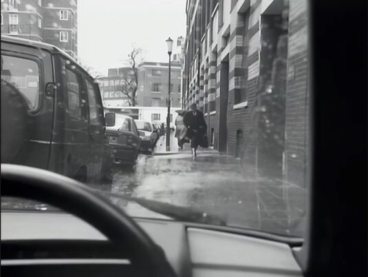 Lucan Place SW3 looking towards Fulham Road. Circa 1990