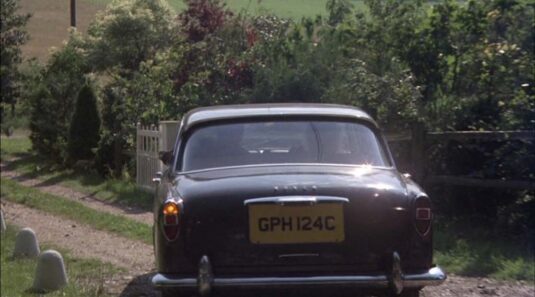 just outside Turville west of the junction with Ashfield Barn Road. Circa 1978