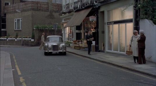 Victoria Grove looking towards Launceston Place. Circa 1978