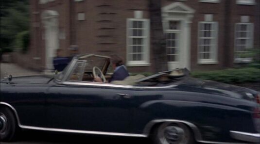 Ilchester Place at the corner where it turns from East/West to North/South. Circa 1978