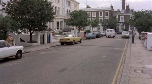 Eldon Road and the junction with Stanford Road. Circa 1978