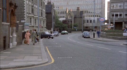 Castle Street and into Palace Street. Circa 1978