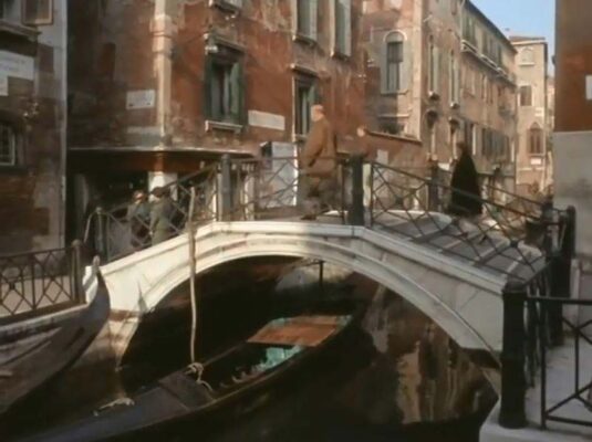 Ponte Zaguri across the Rio di San Maurizio, Circa 1968