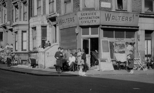 The junction of Tavistock Crescent and All Saints Road, London W11 Circa 1962